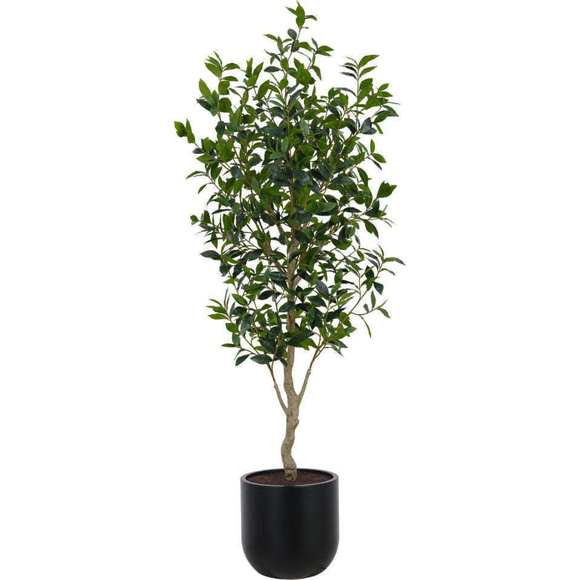 7' Faux Potted Laurel Tree