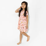 Friends: You're My Lobster Bamboo Girls' Short Sleeve Dress