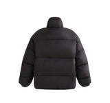 Black Quilted Puffer Jacket