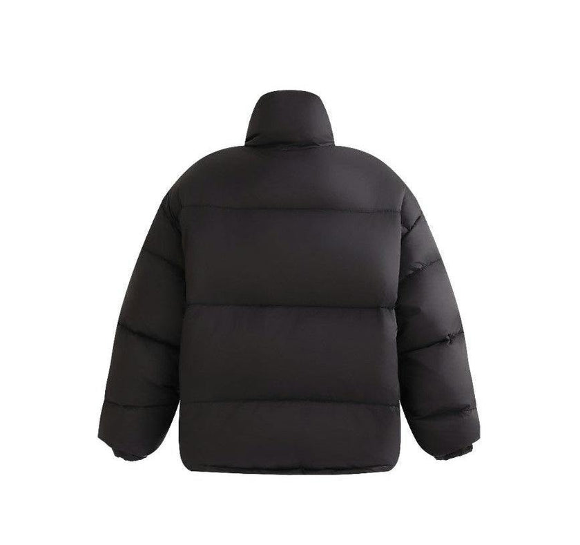 Black Quilted Puffer Jacket