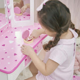 Sweethearts Print Gisele Medium Vanity - White/Pink