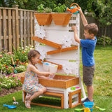 Avenlur Large Wooden Water Table – Multi-Level Sensory Play Station