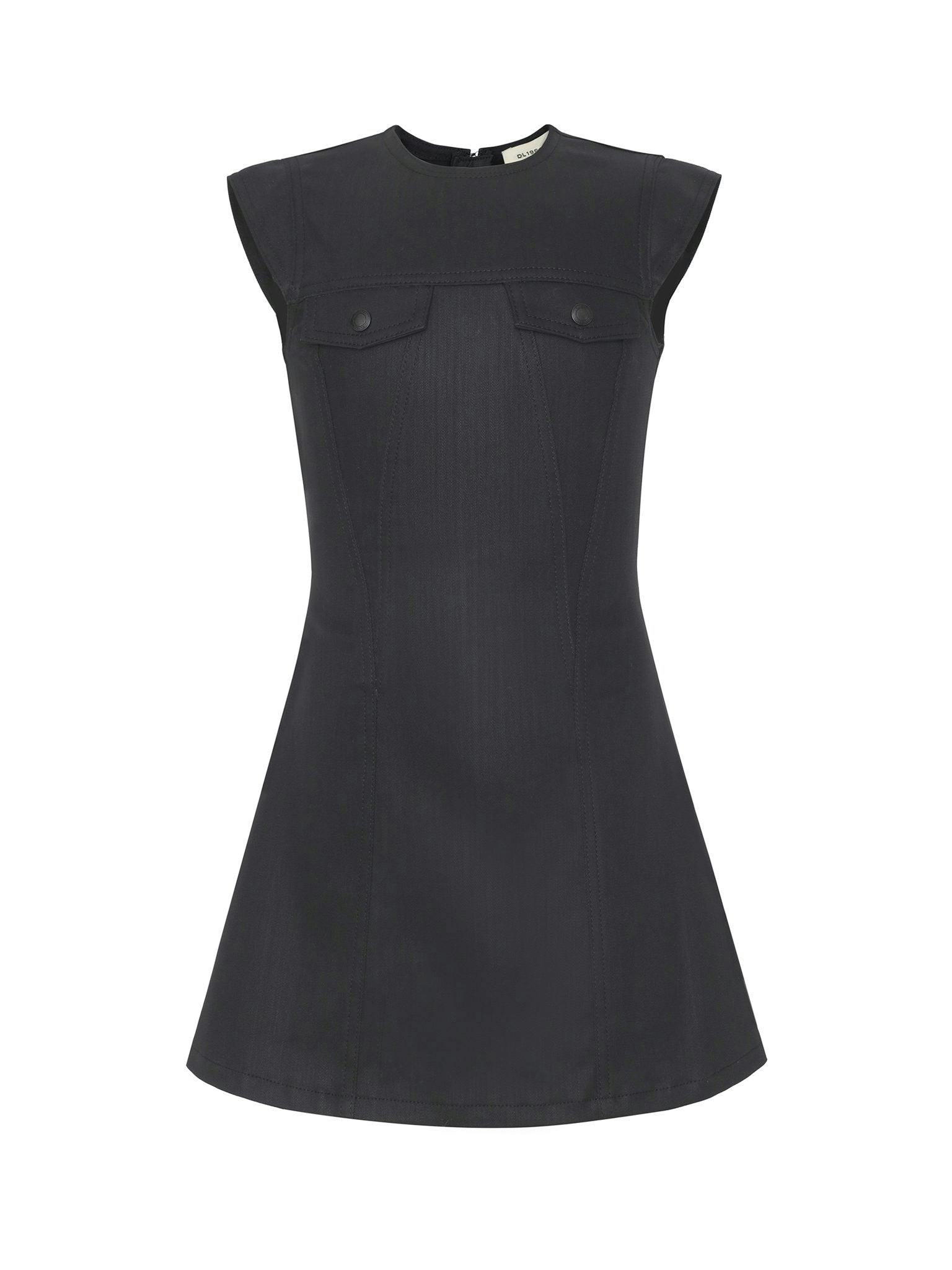 Bety Cap Sleeve Denim Dress | Nightspell Coated
