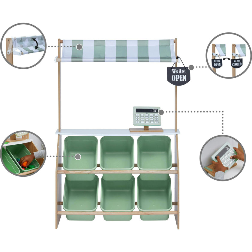 Little Helper Market Play Stand Play Kitchen
