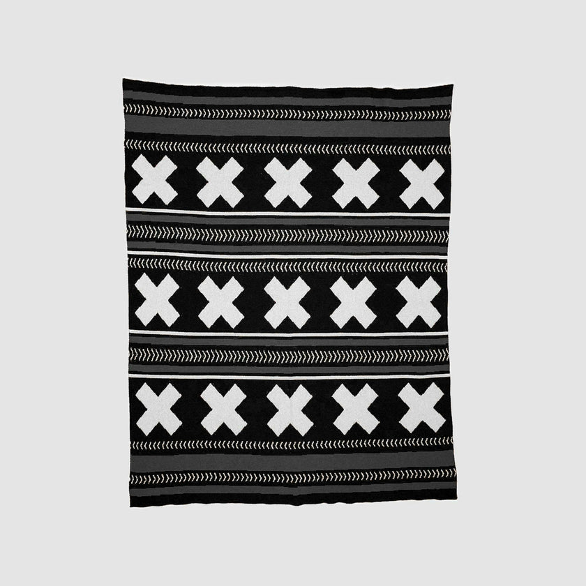 Cotton Sustainable Knit Throw Blanket | Mesa