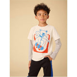 Skater Moon Layered Tee, Natural