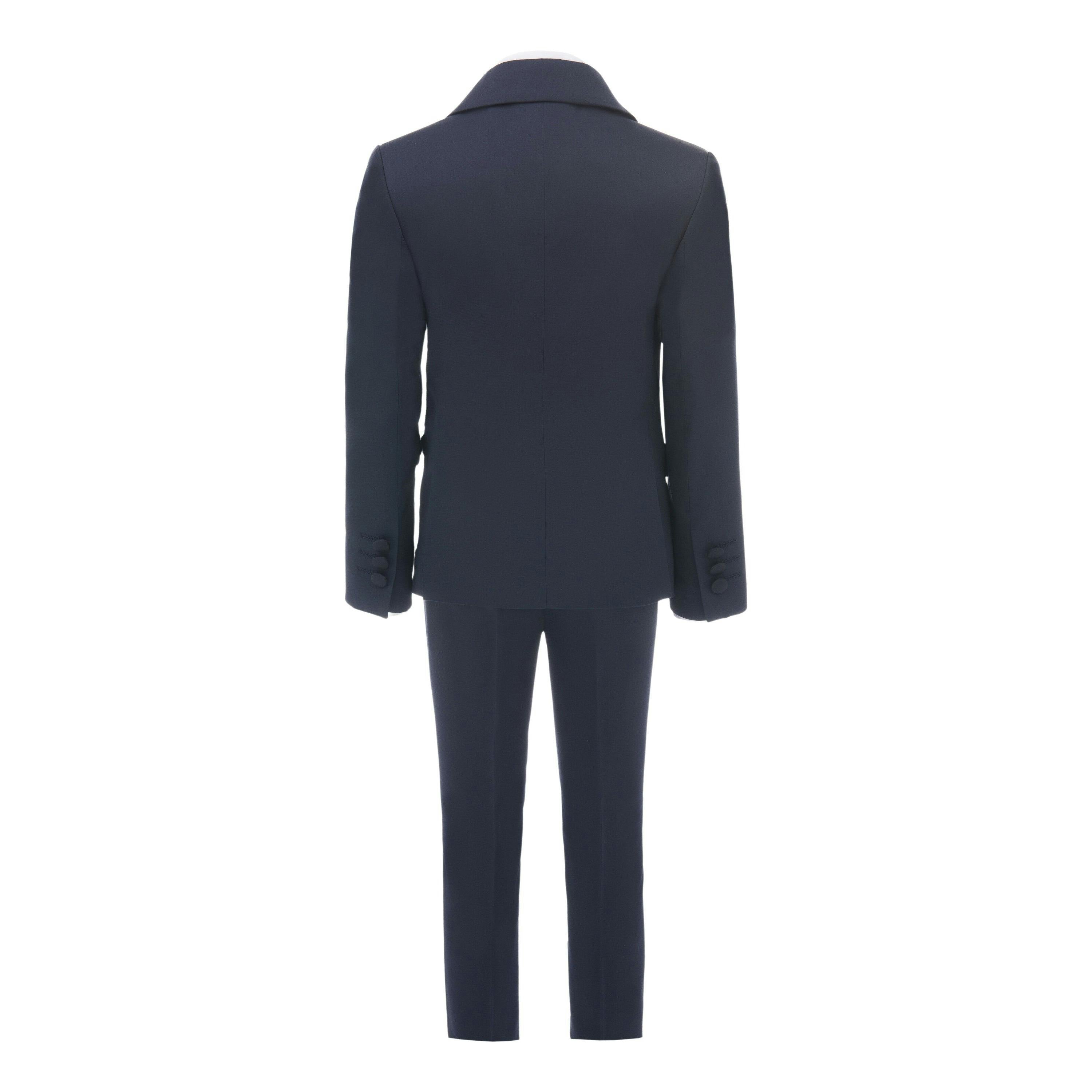 Navy Blue Peak Lapel Tuxedo