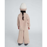 Baby Girls Fuzzy Wide Leg Relaxed Fit Pants