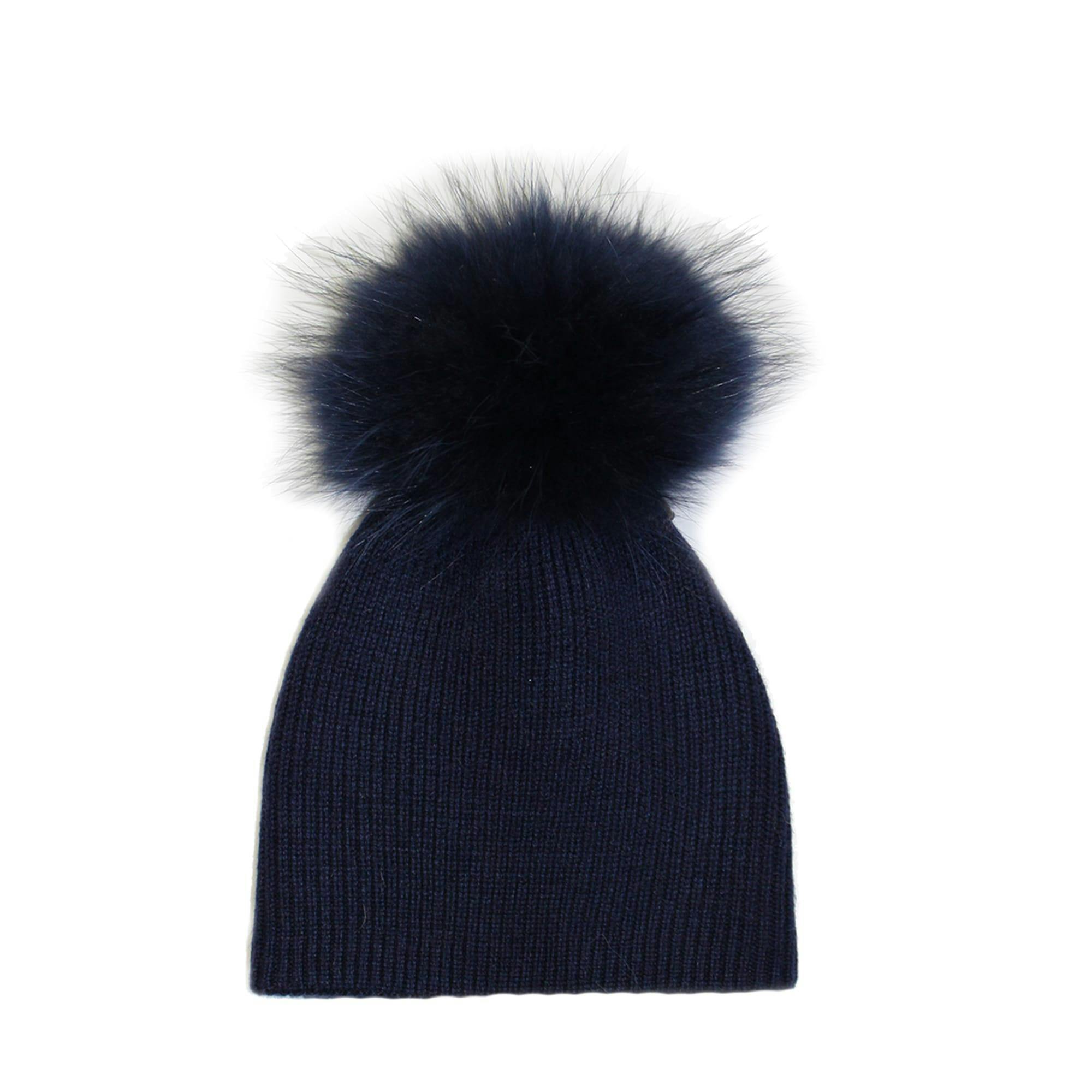 Knitted Wool Hat (Snap On Pom Sold Separately)