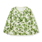 Island Leaf Long Sleeve Pocket Bib