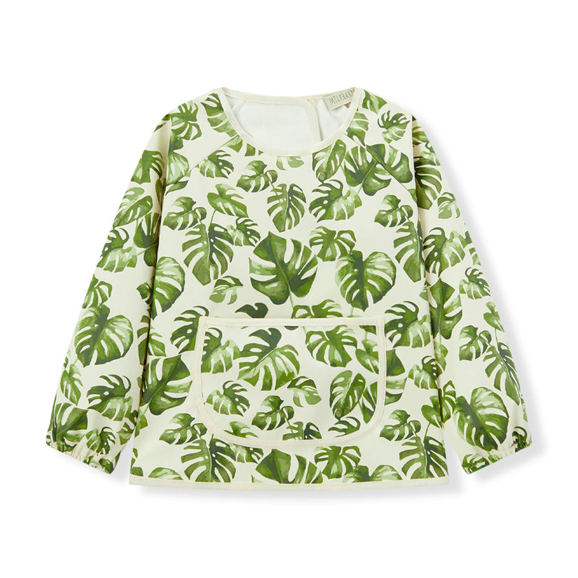 Island Leaf Long Sleeve Pocket Bib