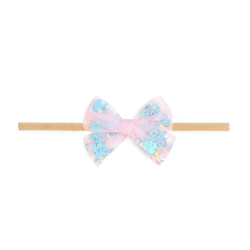 Mermaid Sequin Bow Baby Headband