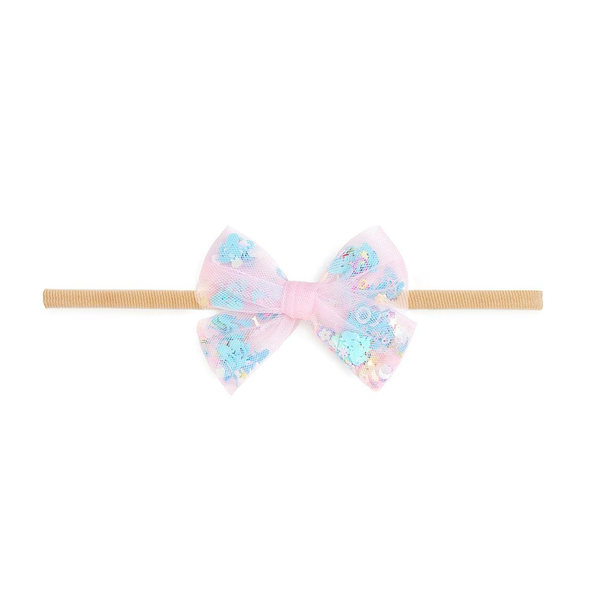 Mermaid Sequin Bow Baby Headband