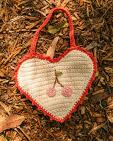 Crochet Purse in Cherry Bloom