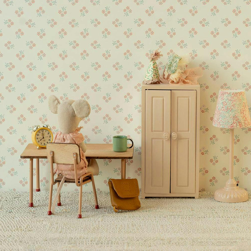 Table and chair set, Mouse - Dark powder