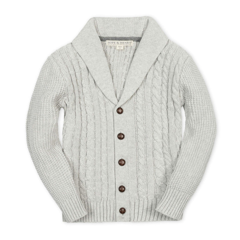 Organic Shawl Collar Cardigan