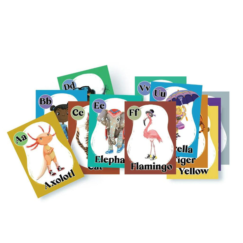 Upbounders® 4-in-1 Kids Playing Card CDU, 12 units assorted
