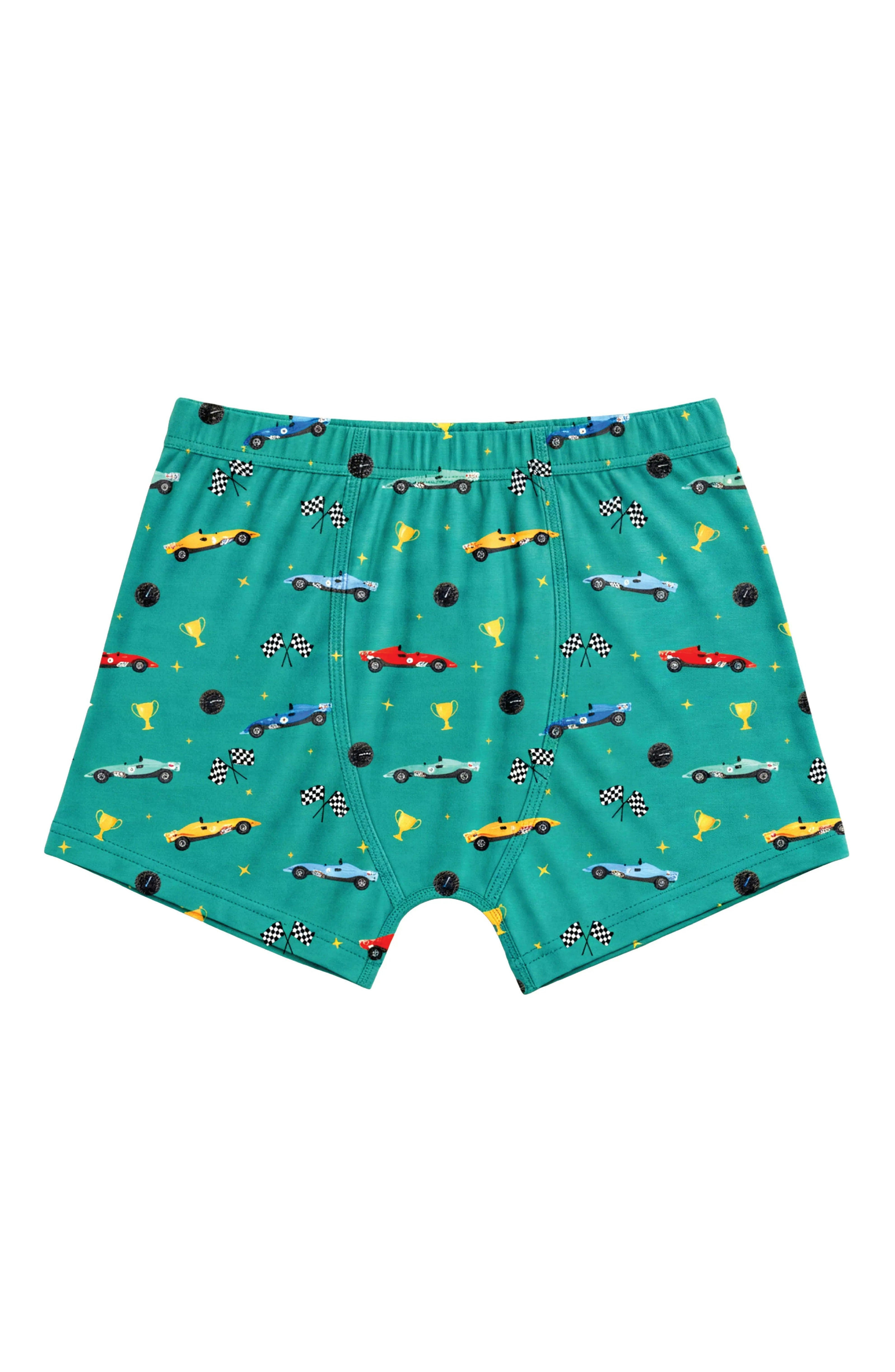 3 Pc Set Boys Boxer Briefs - Race Cars