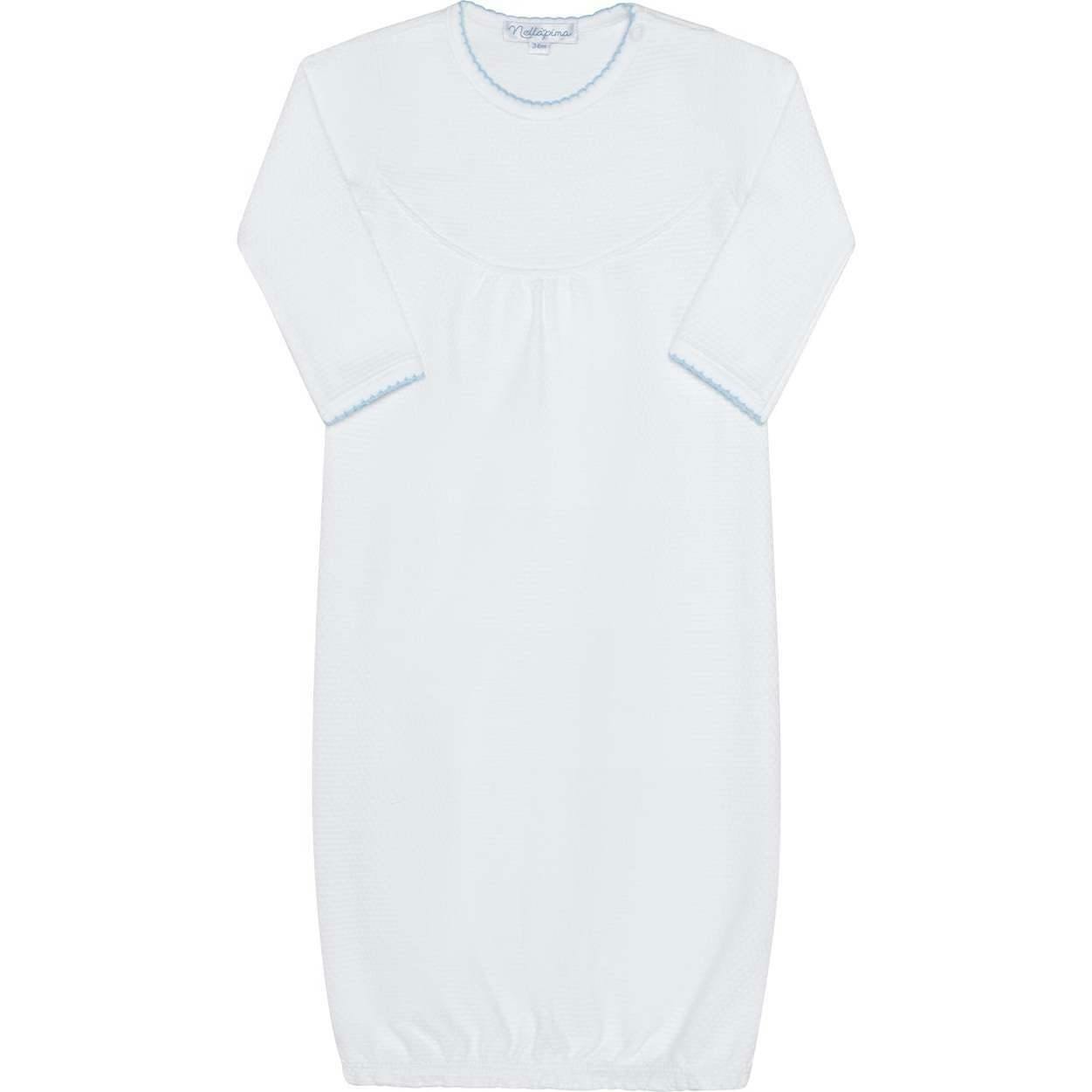 White Bubble Baby Gown