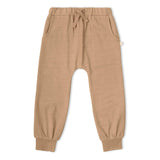 Organic Fleece Jogger Pants - Taupe