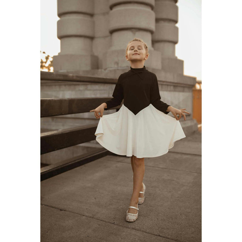 Kai dress (black/ivory)