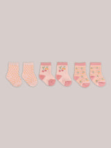 Baby Socks Trios With Zipper Wash Bag