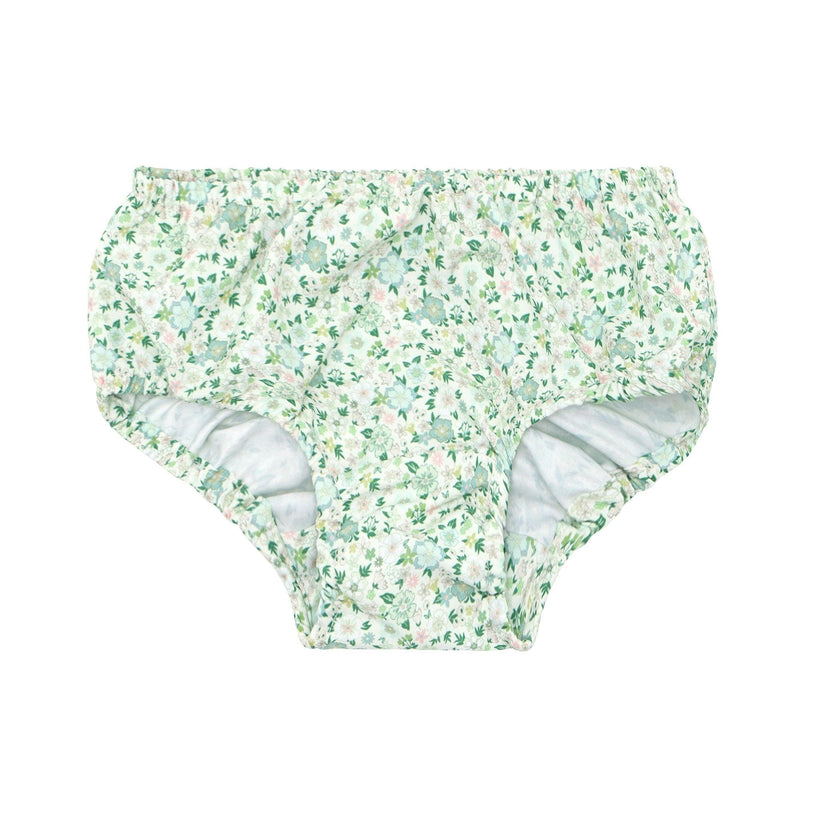 sea marsh floral diaper cover