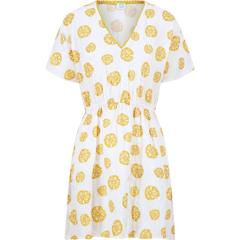 Zara Women's Caftan White Sand Dollar, White