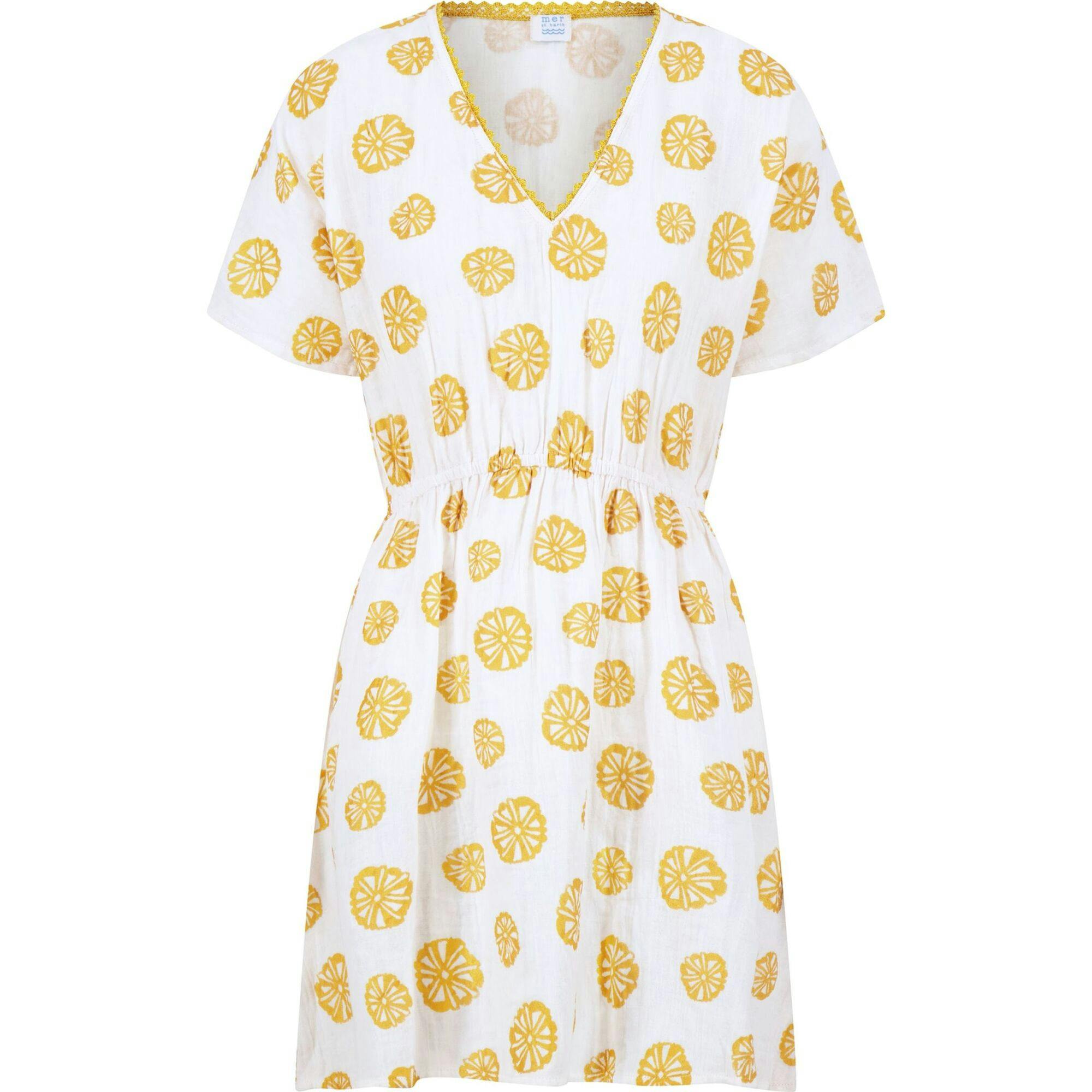 Zara Women's Caftan White Sand Dollar, White