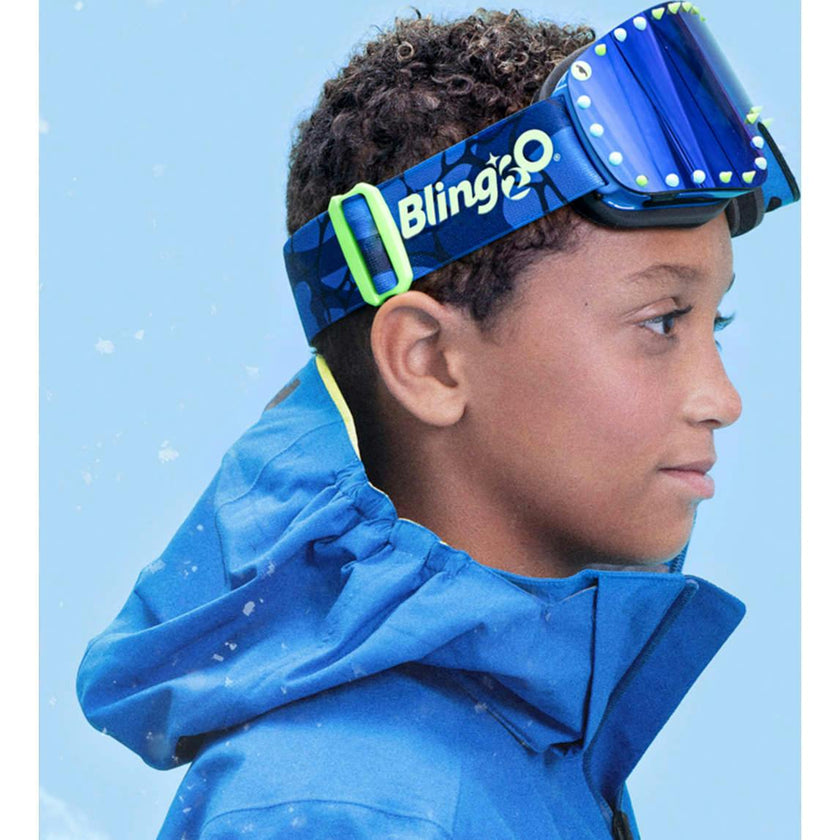 Shining Blue Kids Ski Goggles