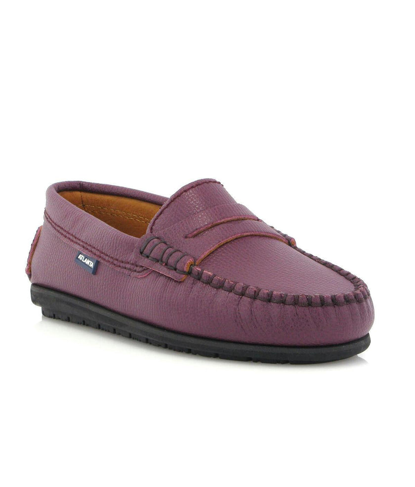 Penny 032 Walker Moccasins, burgundy little grainy leather