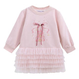 Pink Ruffle Ribbon Dress