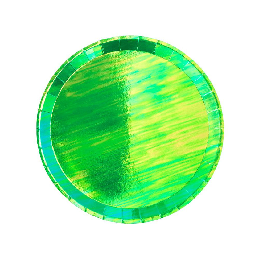 Posh Emerald City Round Plates - 2 Size Options
