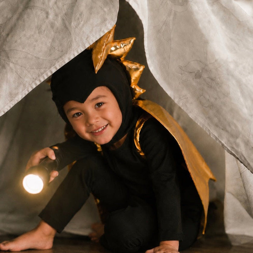 Golden Night Dragon Pajama Costume