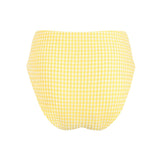 women's soleil gingham high waist bikini bottom