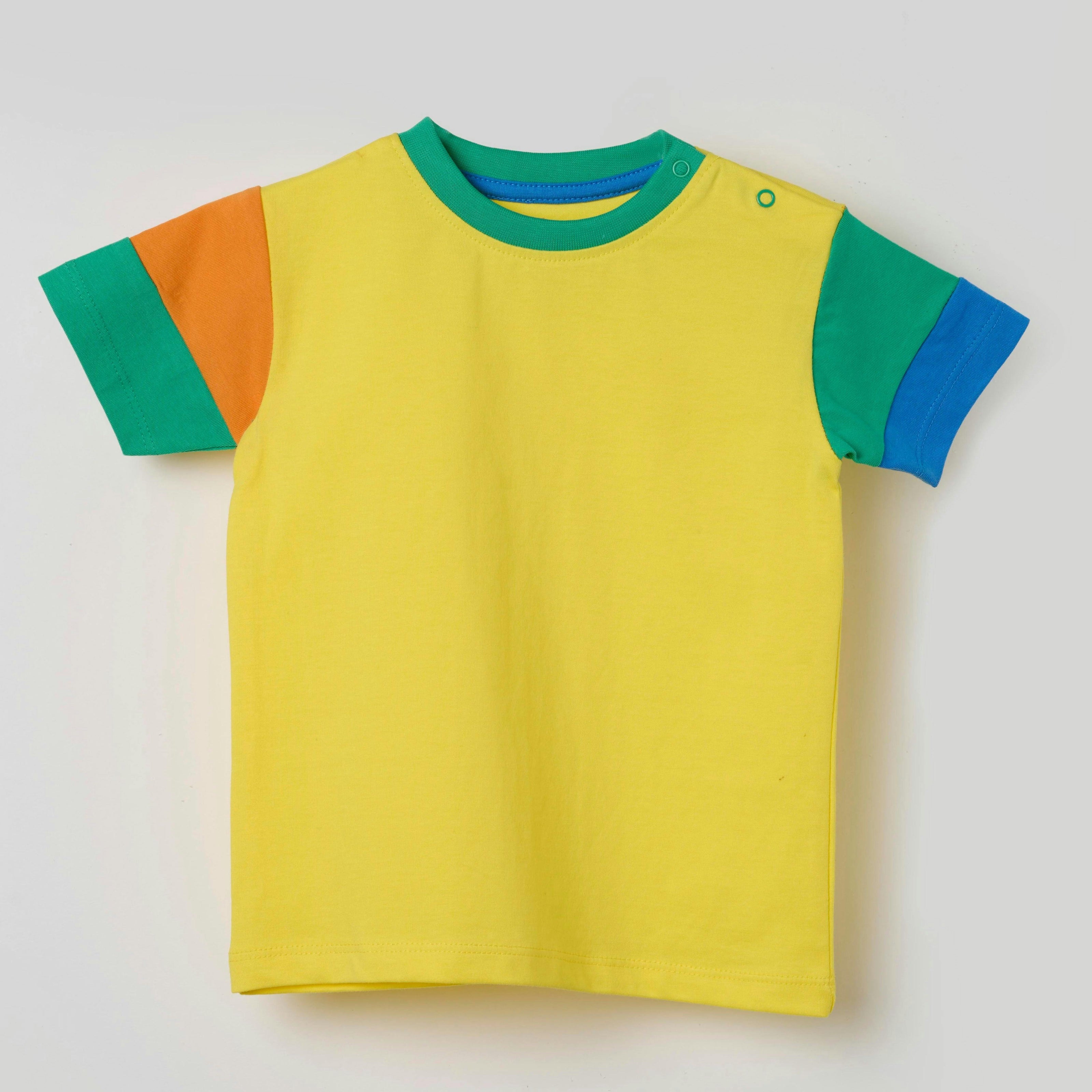 Short Sleeve Colorblock T-Shirt