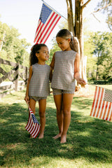 Ellie Set - Americana Plaid