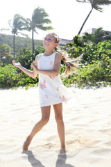 Sequin Butterfly Velour Dress