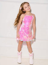 Pink Magic Paillette Dress