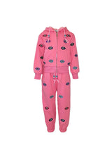 Women's Evil Eye Hoodie Set Pink