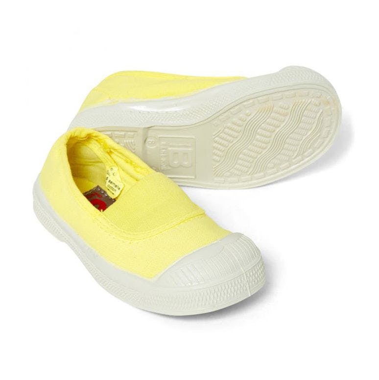 BENSIMON Kids -  Elastic Tennis Shoes - Citron