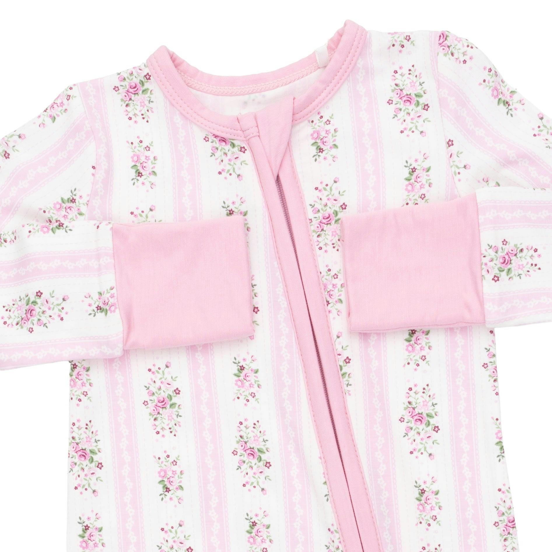 Bella Rose Stripe - Convertible Romper