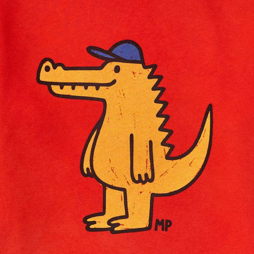 Red Classic Croc Sweatshirt (Adult)