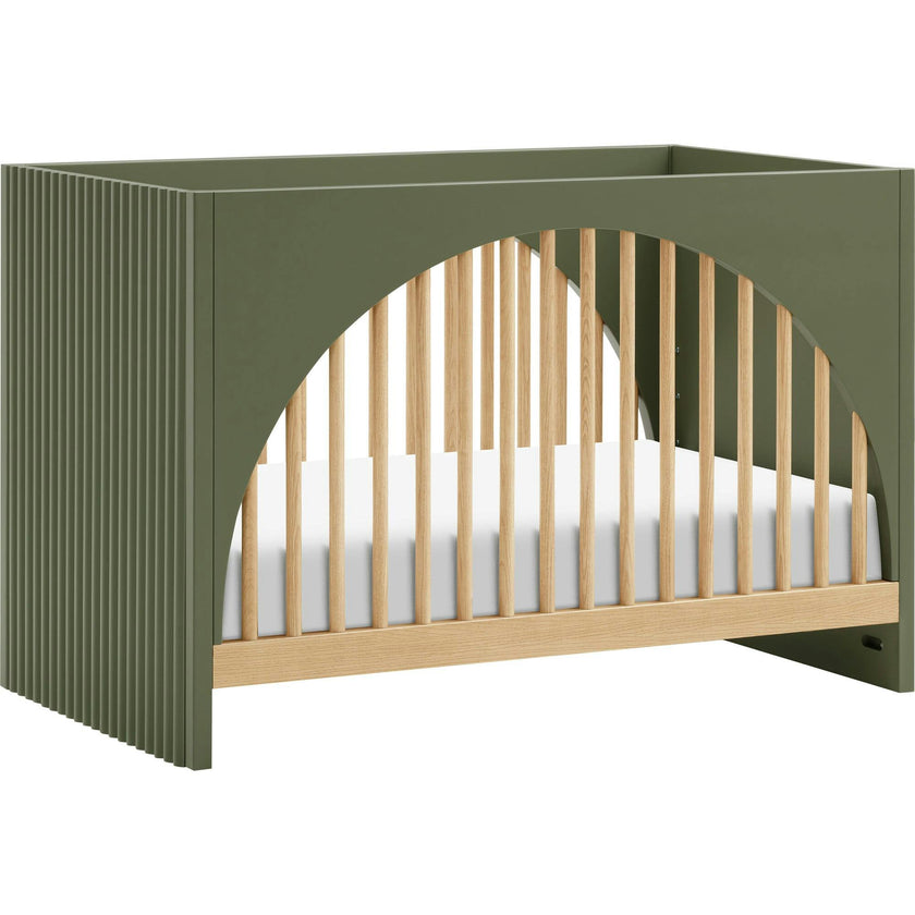 Moab 3-in-1 Convertible Crib in Olive / Ash