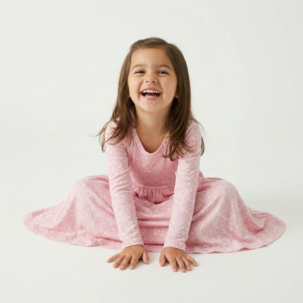 Petite Fleur Bamboo Twirl Dress