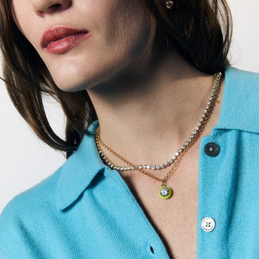 Bezel Necklace