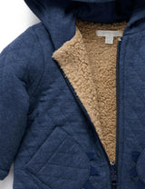 Quilted Dragon Jacket Midnight Melange