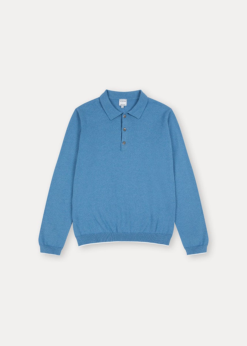 Cotton Polo Jumper