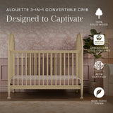 Namesake Alouette 3-in-1 Convertible Spindle Crib