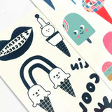 Tattoo-Palooza x Suzy Ultman: Temporary Tattoos Mini Pack - Ice Cream Party